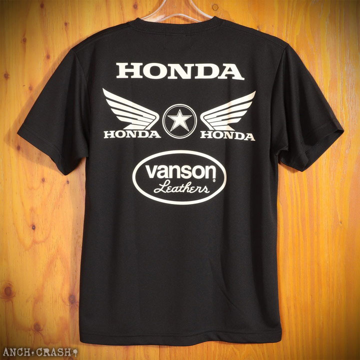 VANSON HONDA ドライ 半袖Tシャツ HRV-2409 バンソン ホンダ｜anch-crash｜22