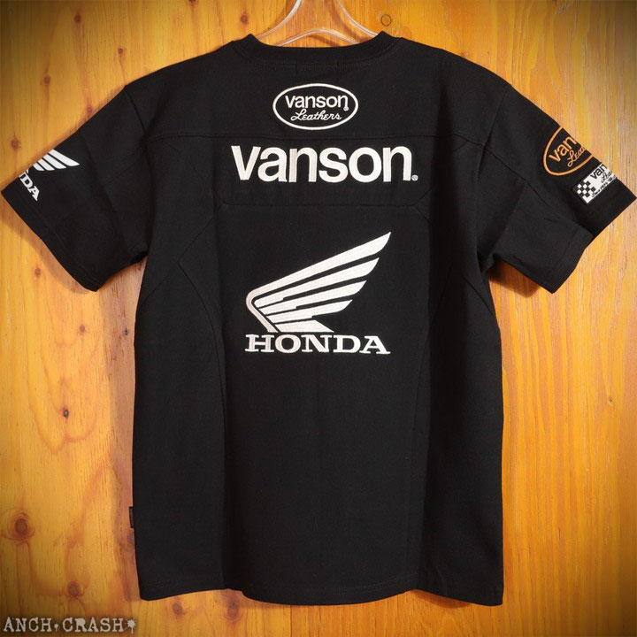 VANSON（バンソン） 【年末年始も毎日出荷】VANSON HONDA 半袖TEE HRV