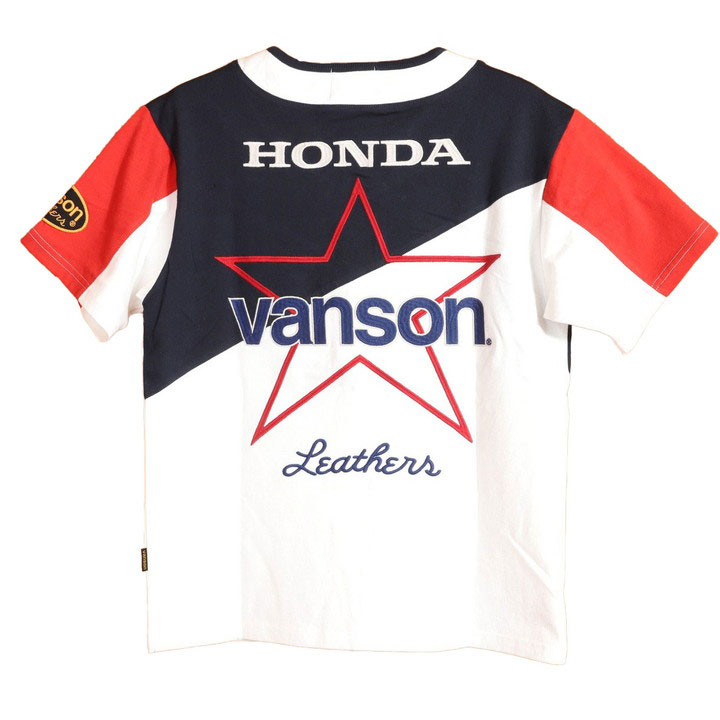 VANSON（バンソン） 【年末年始も毎日出荷】VANSON HONDA 半袖TEE HRV
