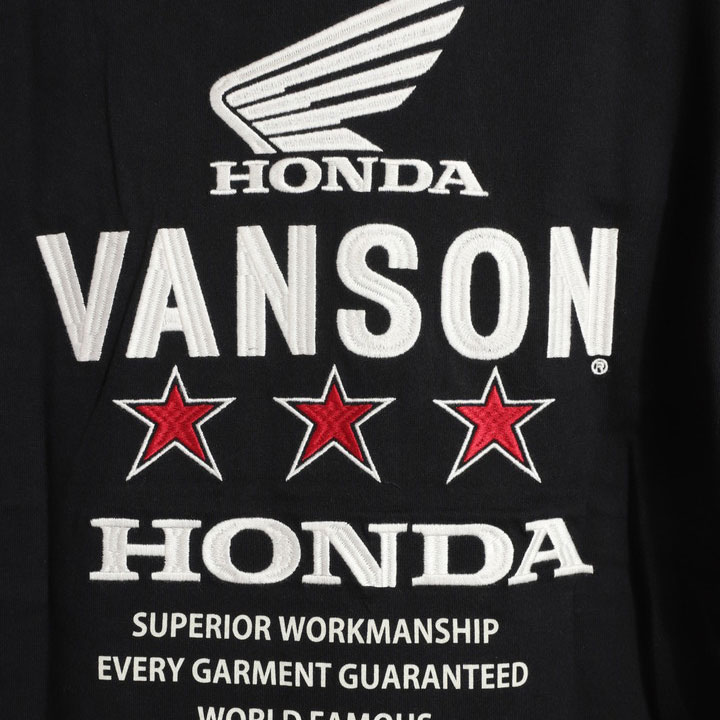 VANSON（バンソン） 24h限定P最大16倍!1/5pm23:59迄 VANSON HONDA 半袖