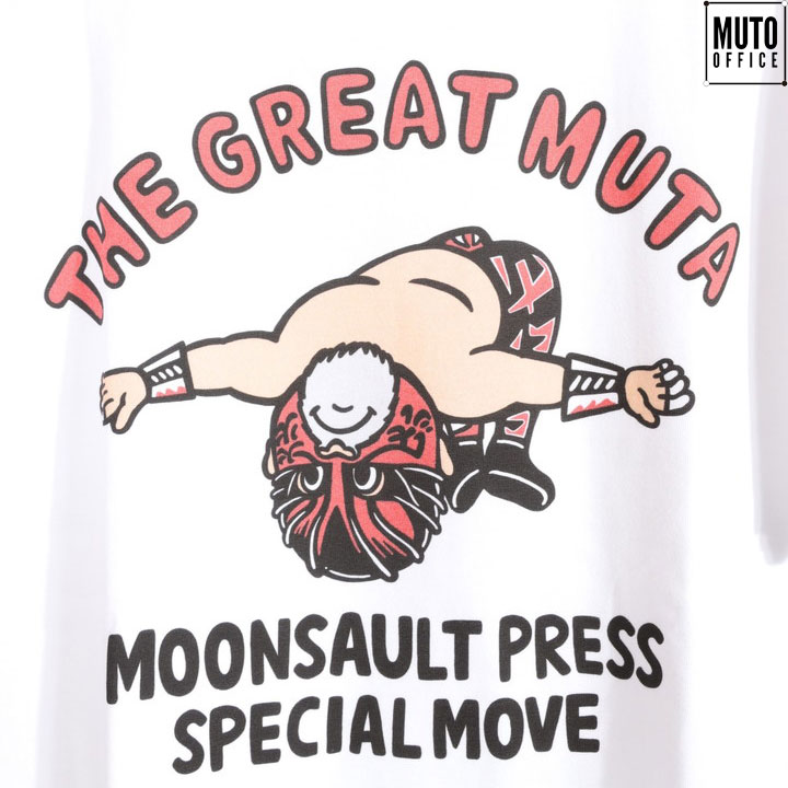 24h限定P最大16倍!9/25pm23:59迄 グレート・ムタ(Great Muta)ムーンサルトプレス 半袖 Tシャツ KMST-2302 グレートムタ 武藤敬司 プロレス |  | 07