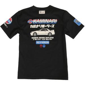 KAMINARI カミナリSUN 半袖 Tシャツ KMT-202 雷 エフ商会 旧車 GT-R
