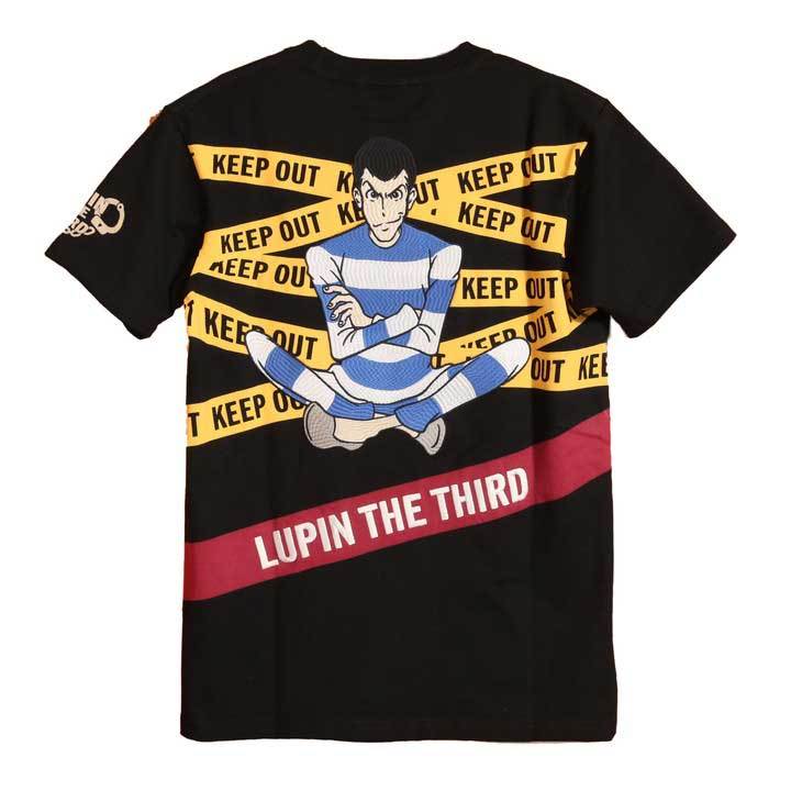 キープ ルパン三世 KEEP OUT 半袖Tシャツ LPN-2101 LUPIN THE キープ ルパン三世 KEEP OUT 半袖Tシャツ LPN-2101 LUPIN THE