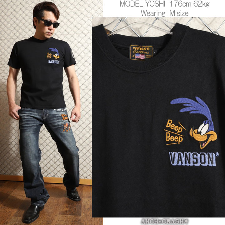 VANSON（バンソン） ルーニー・テューンズ コラボ 半袖Tシャツ LTV