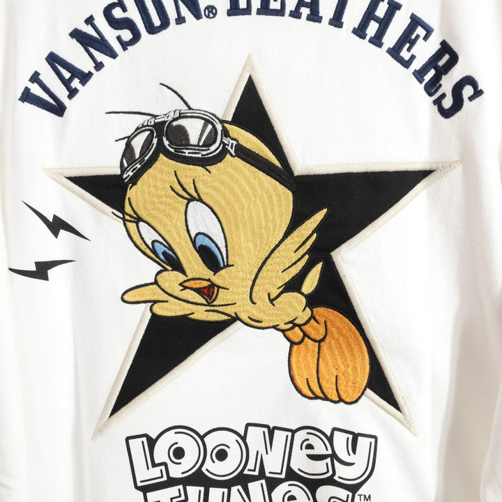 VANSON（バンソン） ルーニー・テューンズ コラボ ロンTEE LTV-2508