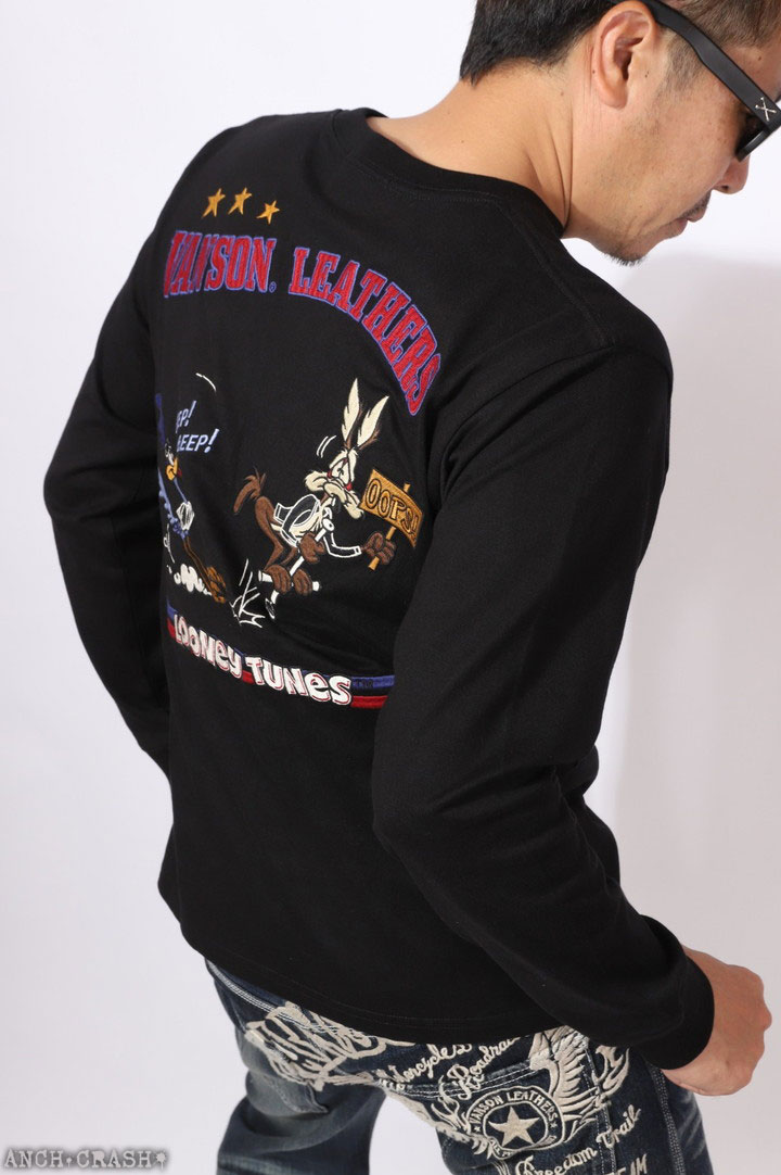 VANSON（バンソン） ルーニー・テューンズ コラボ ロンTEE LTV-2509