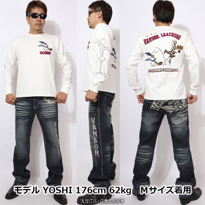 VANSON（バンソン） ルーニー・テューンズ コラボ ロンTEE LTV-2509