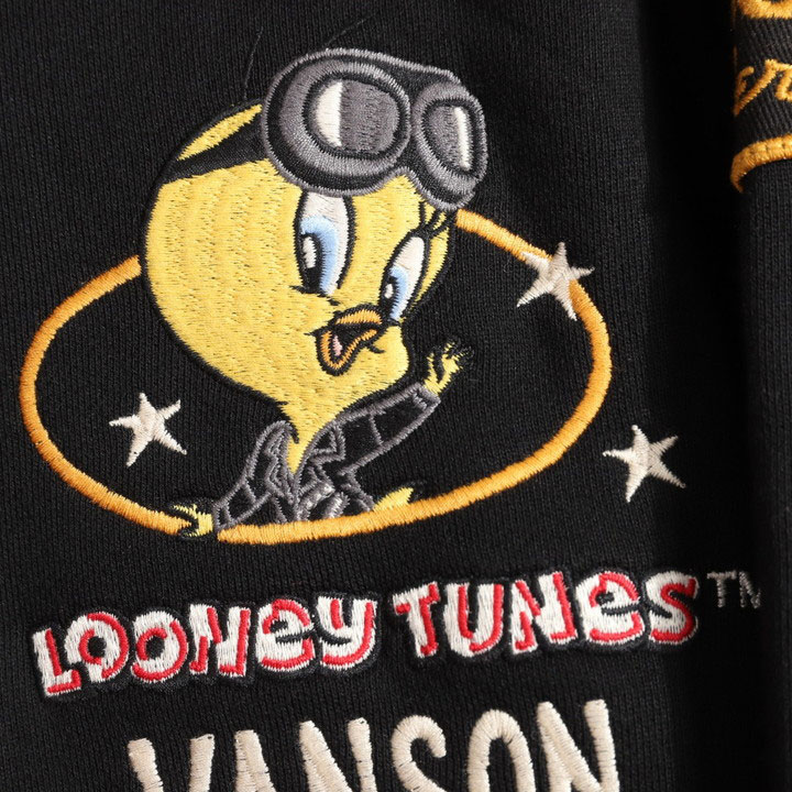 VANSON（バンソン） ルーニー・テューンズ コラボ フルZIP パーカー