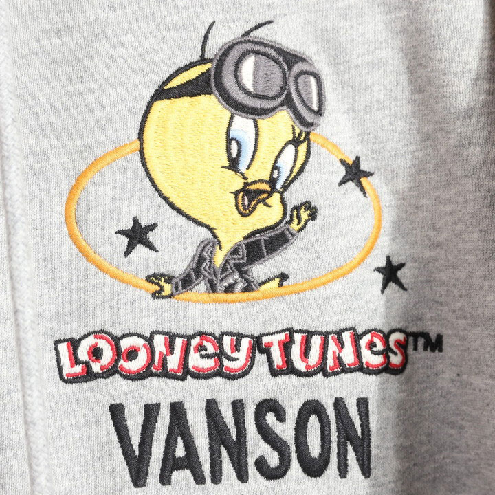 VANSON（バンソン） ルーニー・テューンズ コラボ フルZIP パーカー