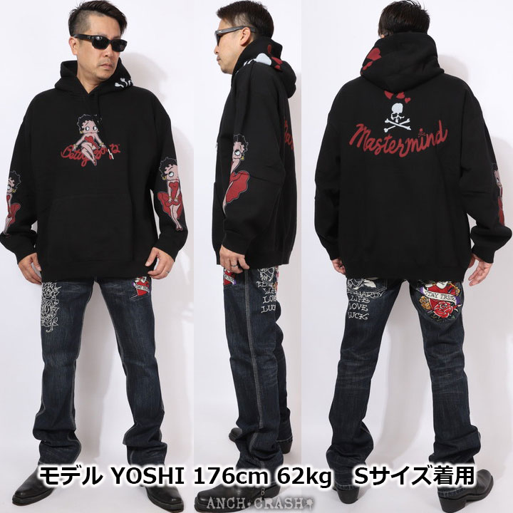 BETTY BOOP（ベティ ブープ） Betty Boop×MASTERMIND WORLD 裏毛P/O