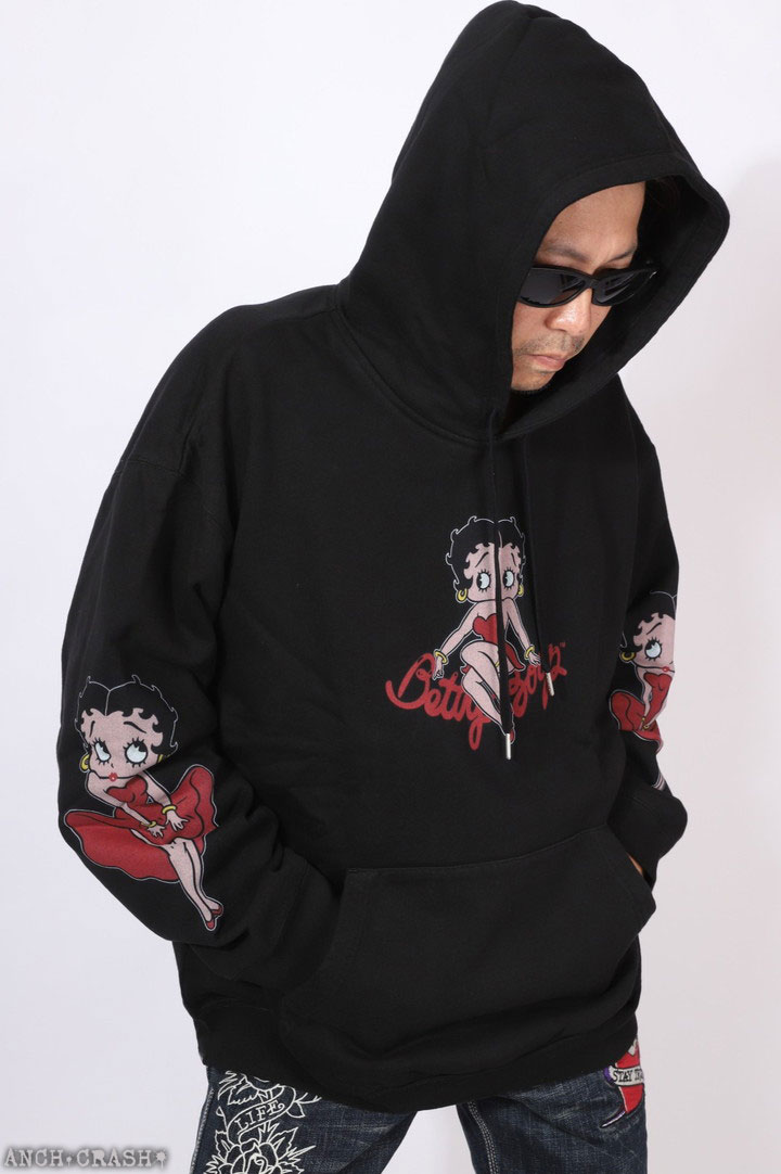 BETTY BOOP（ベティ ブープ） Betty Boop×MASTERMIND WORLD 裏毛P/O