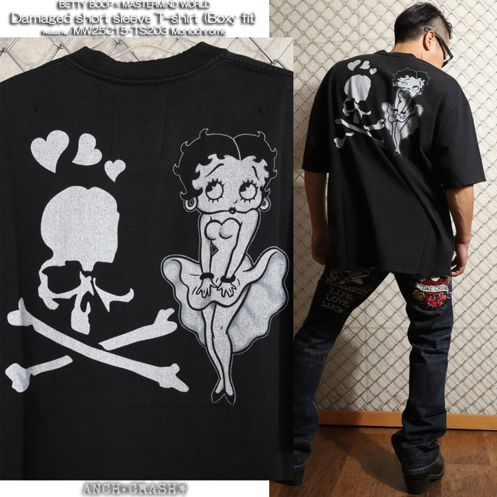 BETTY BOOP（ベティ ブープ） Betty Boop×MASTERMIND WORLD ダメージ