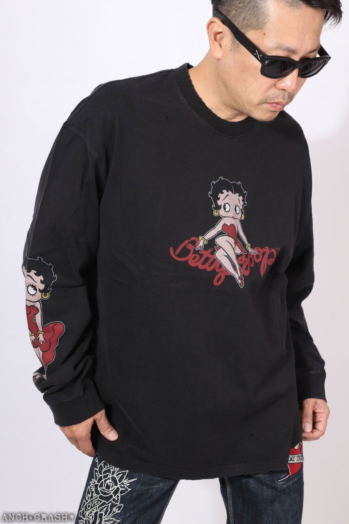 BETTY BOOP（ベティ ブープ） Betty Boop×MASTERMIND WORLD ダメージ