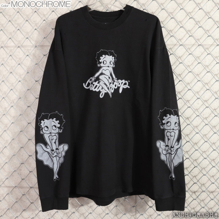 BETTY BOOP（ベティ ブープ） Betty Boop×MASTERMIND WORLD ダメージ