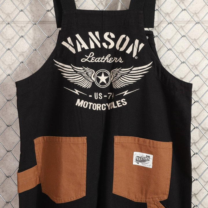 VANSON（バンソン） 24h限定pMAX17倍!5/17pm23:59迄 オーバーオール