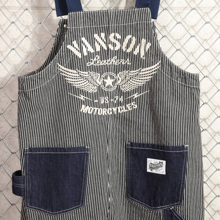 VANSON（バンソン） 24h限定pMAX17倍!5/17pm23:59迄 オーバーオール