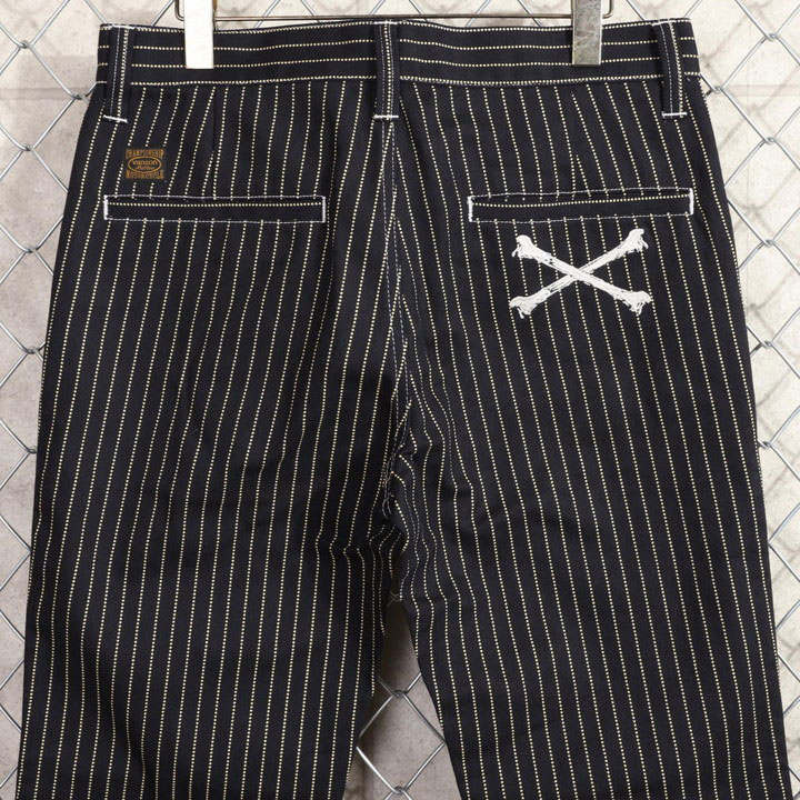 VANSON（バンソン） ボーン刺繍入 チノパンツ NVBL-101CH ワークパンツ