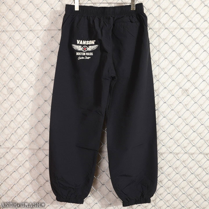 VANSON（バンソン） ウィングスター ナイロンパンツ NVBL-2502 刺繍