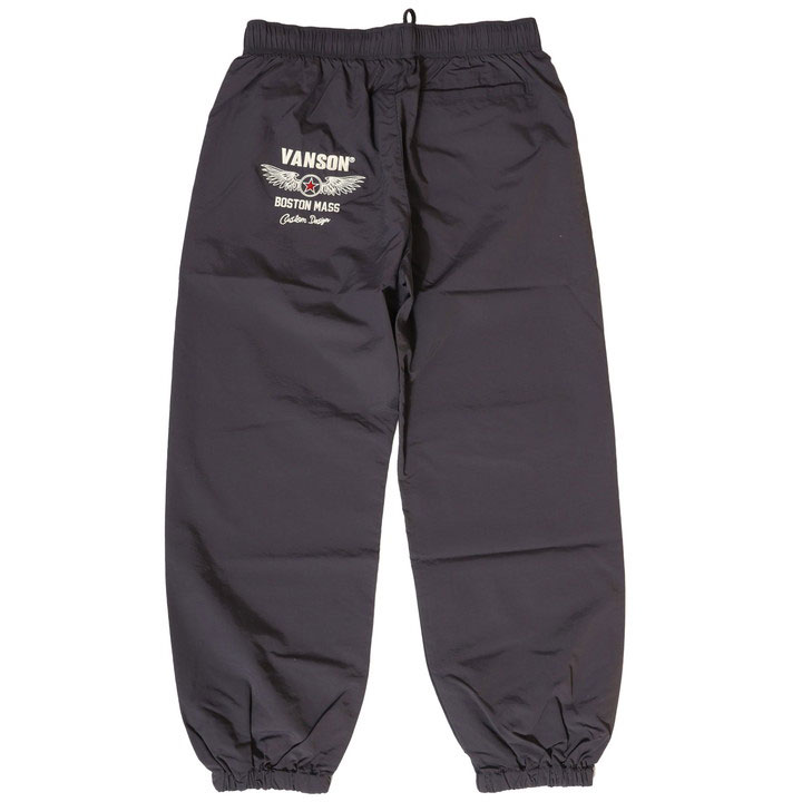VANSON（バンソン） ウィングスター ナイロンパンツ NVBL-2502 刺繍