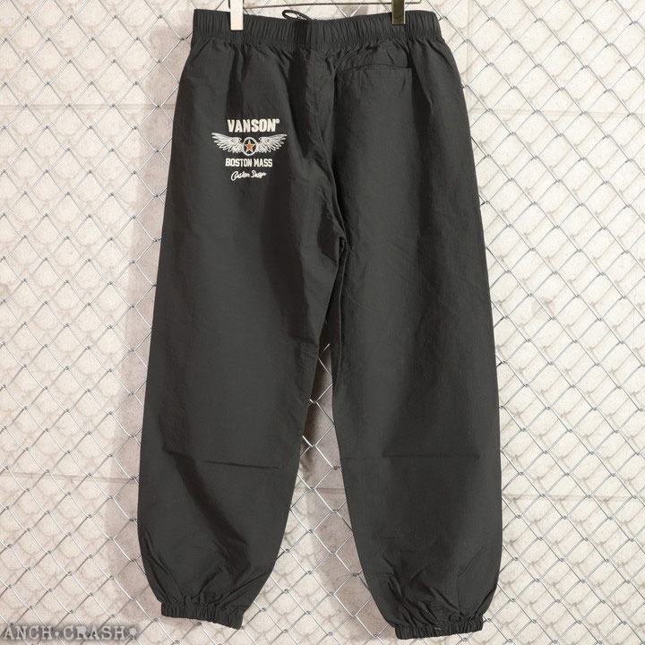 VANSON（バンソン） ウィングスター ナイロンパンツ NVBL-2502 刺繍