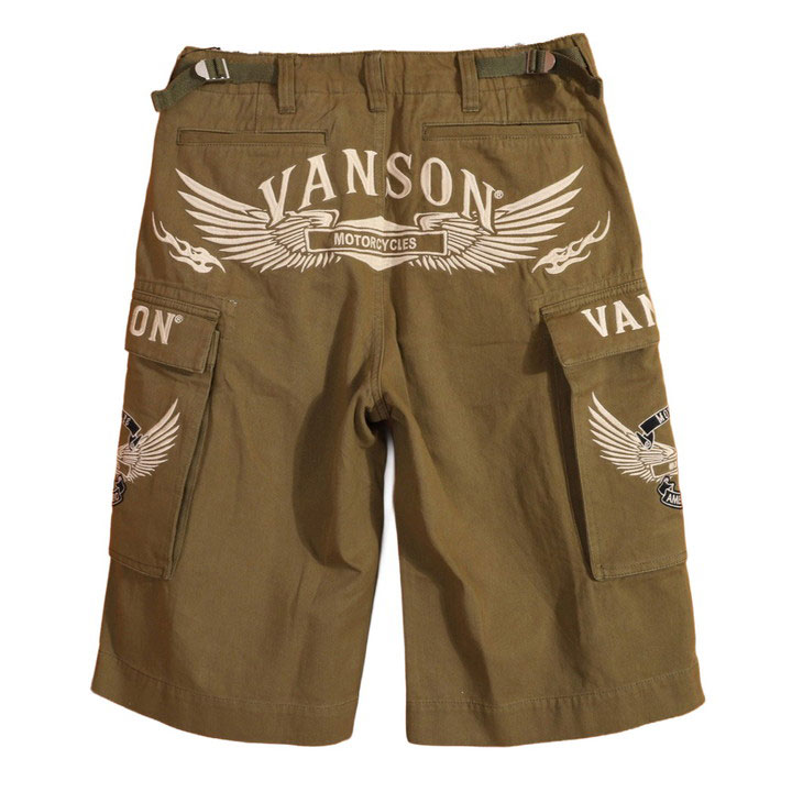 VANSON（バンソン） 24h限定pMAX15.5倍!6/5pm25:59迄 カーゴショーツ