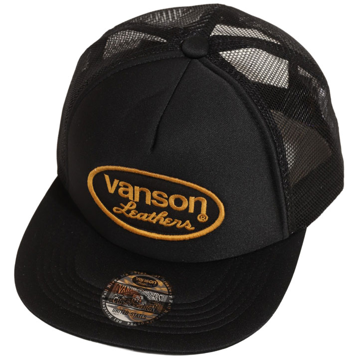 新品未使用バンソンvanson デザインCAP VANSON（バンソン） 48h限定pMAX17倍!5/22pm23:59迄 オーバルロゴ 刺繍