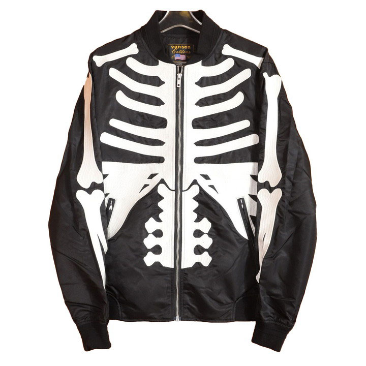 『新品』vanson　バンソン　中綿入り　ナイロンジャケット VANSON バンソン ナイロン レーシングジャケット NYLON RACING