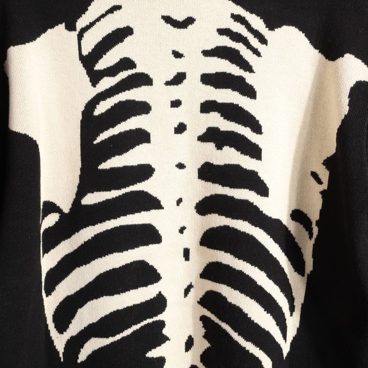 VANSON（バンソン） ボーン コットンジャガードニット クルーネック