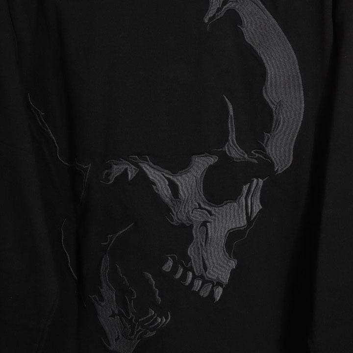 VANSON バンソン スカル ロンT NVLT-2411 長袖Tシャツ ベア天