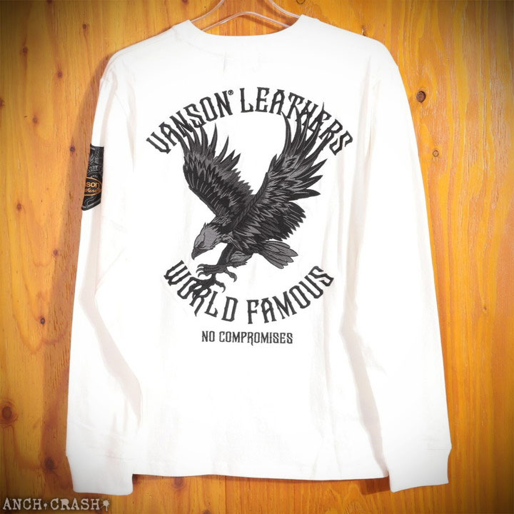 VANSON（バンソン） 24h限定P最大17倍!1/11pm23:59迄 イーグル ロンT