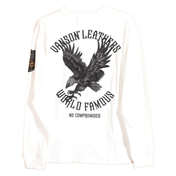 楽天市場】VANSON バンソン 長袖Tシャツ FLYING WHEEL