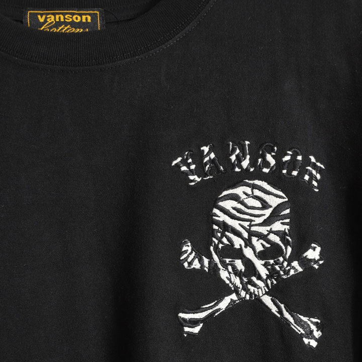 VANSON（バンソン） 【年末年始も毎日出荷】VANSON スカルボーン ロン