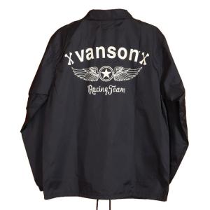 VANSON バンソン ナイロン コーチジャケット NVSL-2207 ウィングスター 刺繍