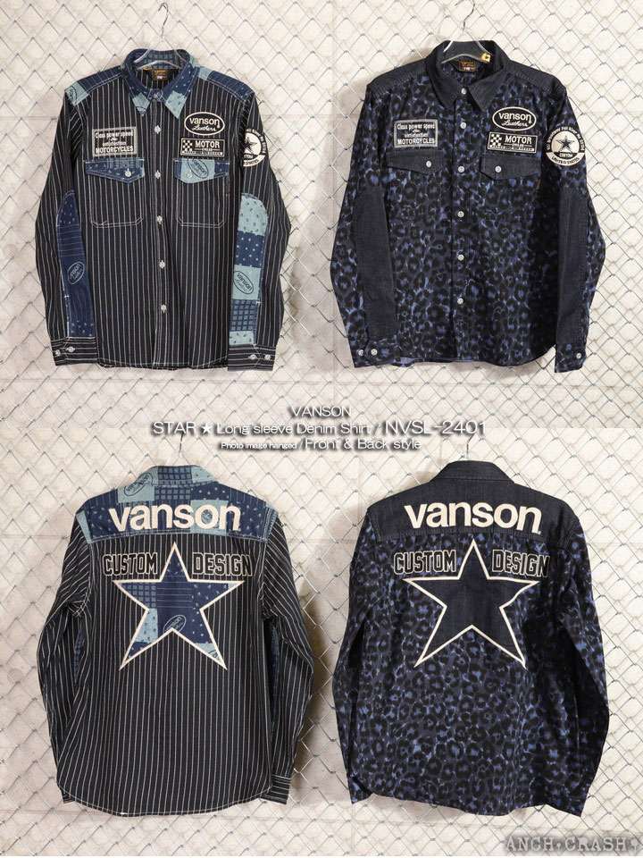 VANSON（バンソン） 在庫限りセール SALE 30%off VANSON スター デニム