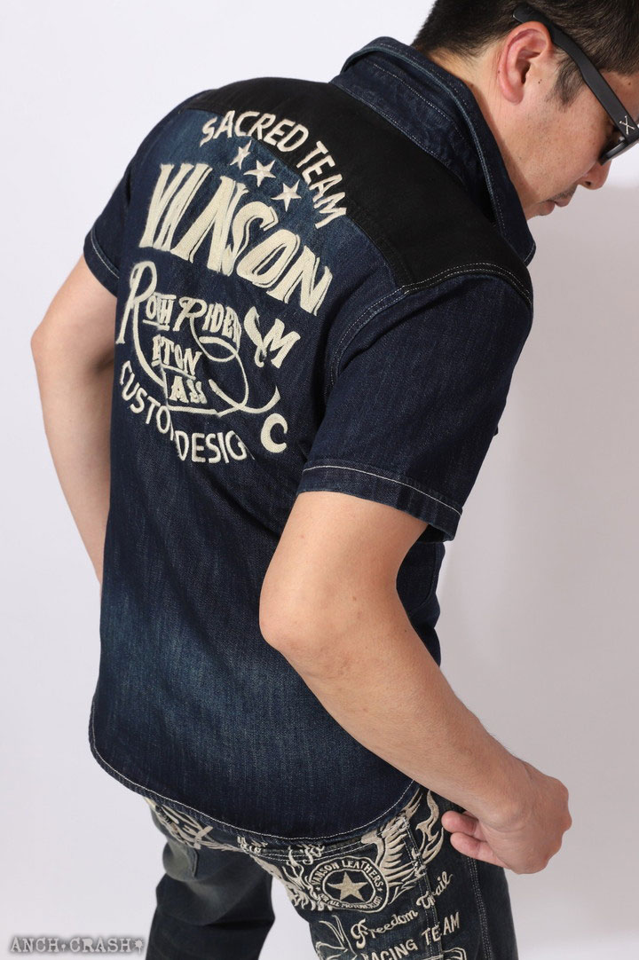 VANSON（バンソン） 在庫限りセール SALE 40%off VANSON 半袖 デニム