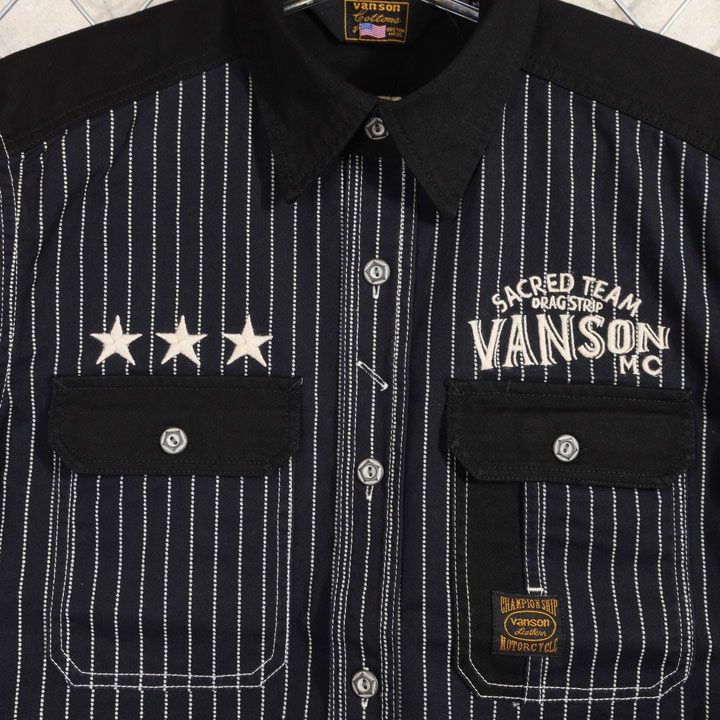 VANSON（バンソン） 在庫限りセール SALE 40%off VANSON 半袖 デニム