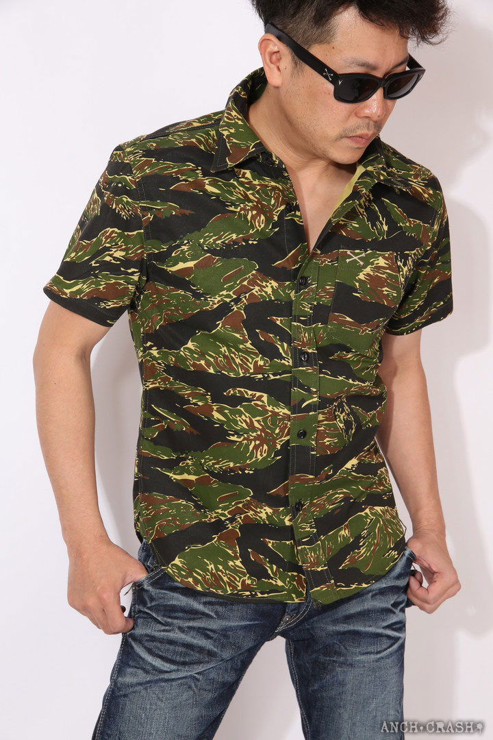 バンソン　VANSON　メンズ　半袖　シャツ XLサイズ VANSON メンズシャツ、カジュアルシャツ｜トップス