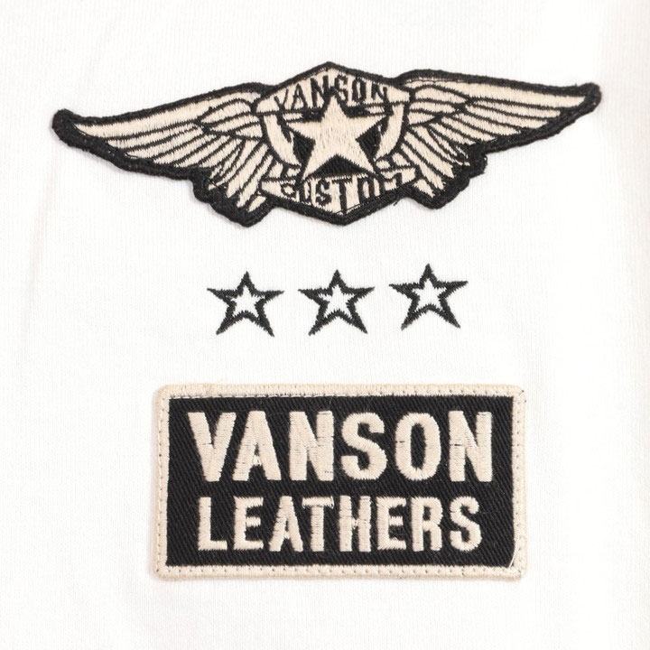 VANSON バンソン スター 半袖Tシャツ NVST-2323 刺繍｜anch-crash｜16