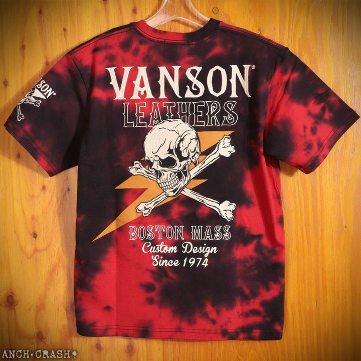 VANSON（バンソン） 24h限定pMAX15.5倍!6/15pm23:59迄 スカル 半袖T 
