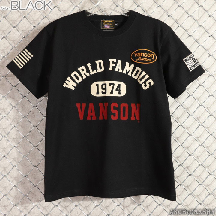 VANSON（バンソン） 48h限定pMAX17倍!5/22pm23:59迄 スター 半袖T 