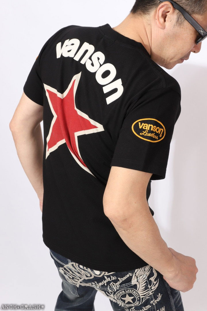 VANSON（バンソン） 24h限定pMAX15.5倍!7/5pm23:59迄 スター 半袖T