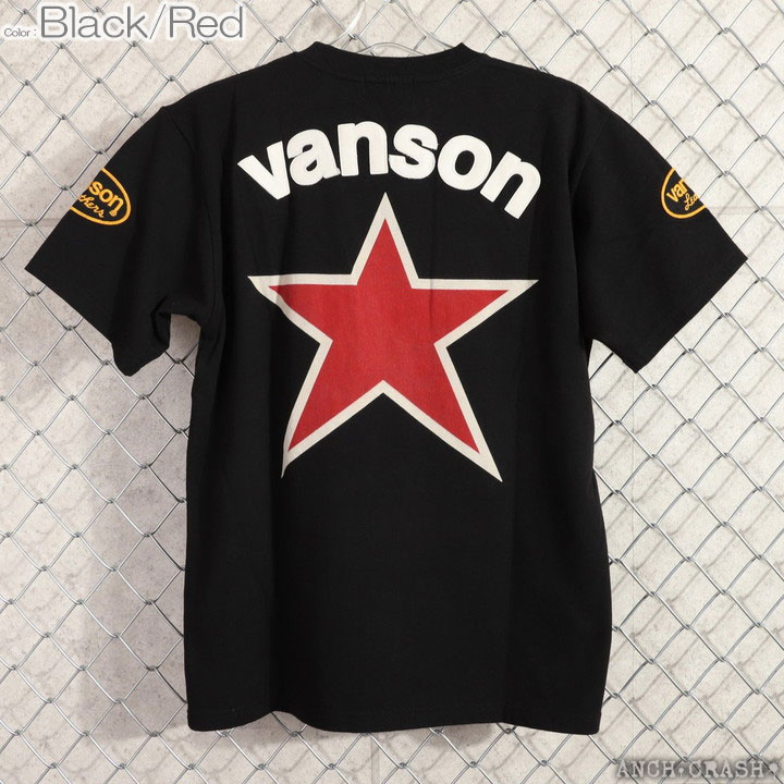 VANSON（バンソン） スター 半袖Tシャツ NVST-2615 プレミアムライン