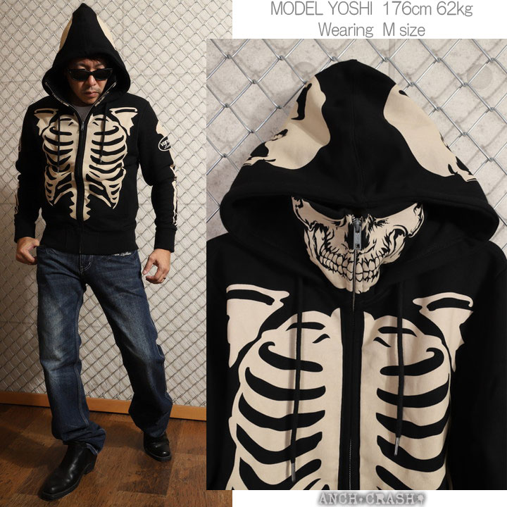 楽天市場】【VANSON（バンソン）】SKULL BONE FULL ZIP PARKA