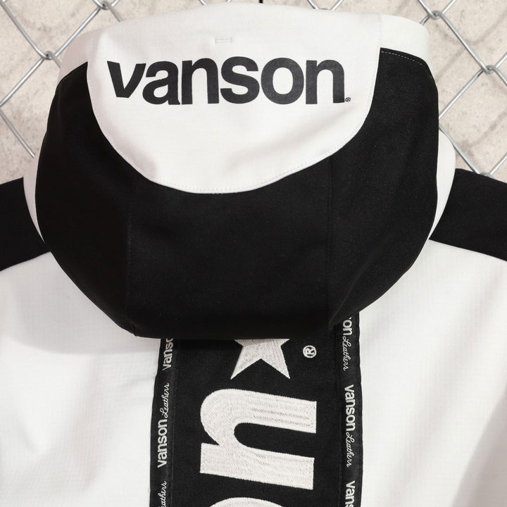 VANSON（バンソン） ストレッチボンディング フルZIPパーカー NVSZ