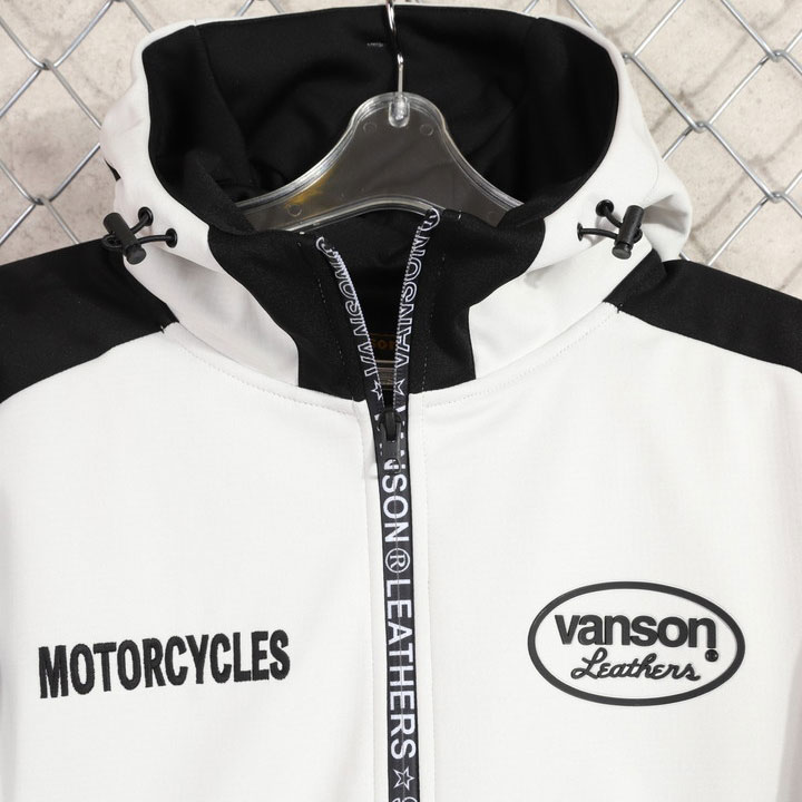 VANSON（バンソン） ストレッチボンディング フルZIPパーカー NVSZ