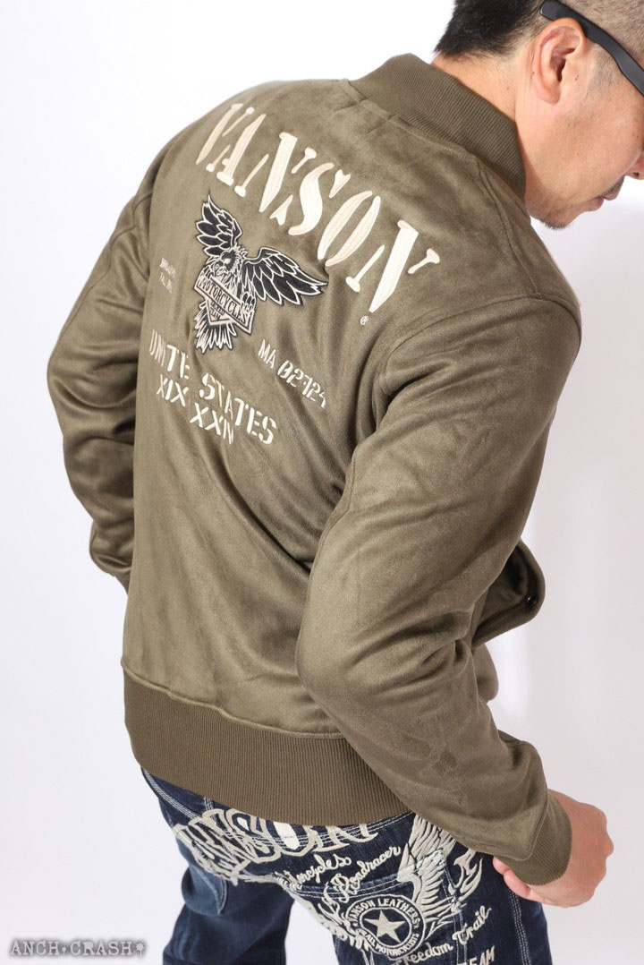 VANSON（バンソン） 24h限定P最大16倍!1/5pm23:59迄 ボンディング MA-1