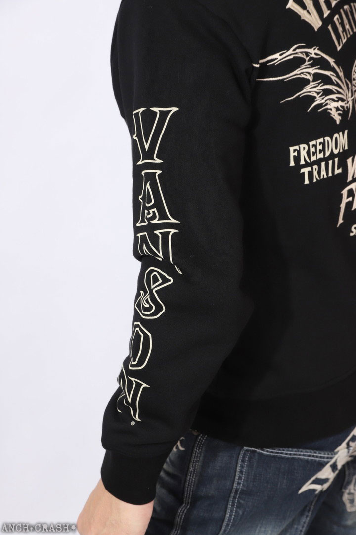 24h限定pMAX17倍!5/2pm23:59迄 VANSON フライングスター フルZIP パーカー NVSZ-2602 バンソン 刺繍_20