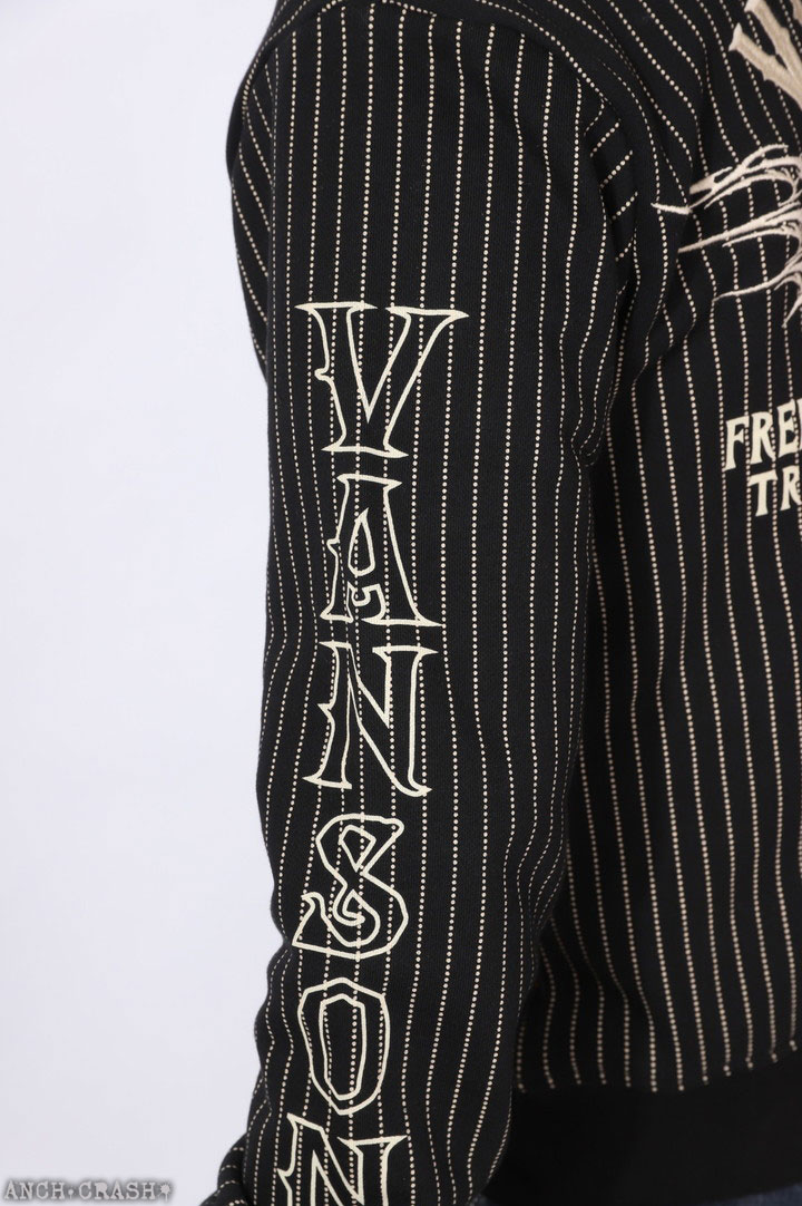 24h限定pMAX17倍!5/2pm23:59迄 VANSON フライングスター フルZIP パーカー NVSZ-2602 バンソン 刺繍_11