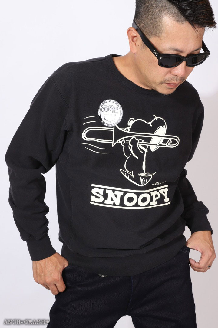 PEANUTS Vintage PEANUTS ヘヴィーオンス クルーネックプルオーバー