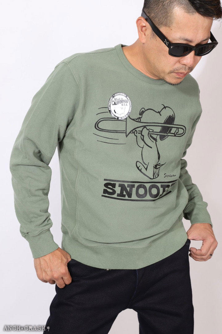 PEANUTS Vintage PEANUTS ヘヴィーオンス クルーネックプルオーバー